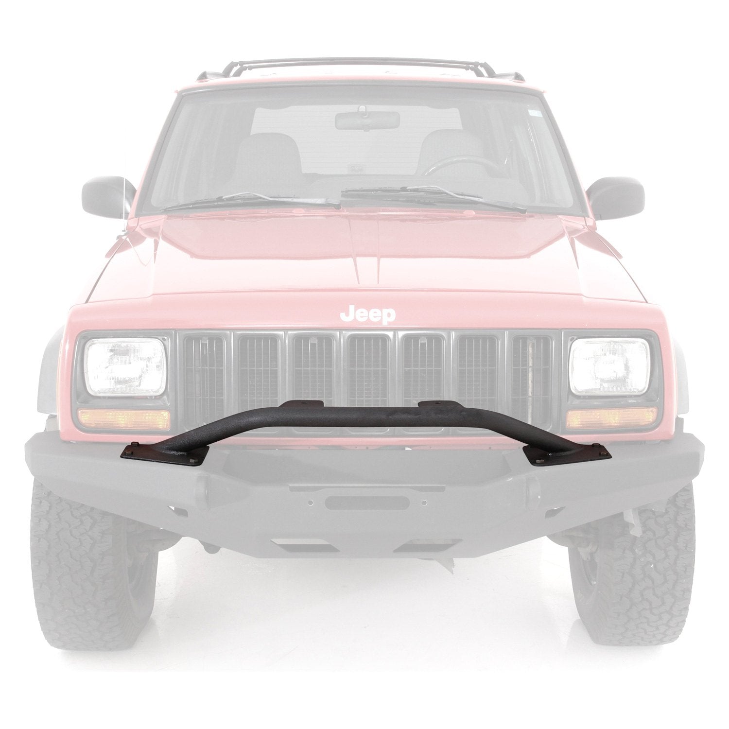 SmittyBilt XRC Full Width Winch Front Bumper for 1984-2001 Jeep Cherokee XJ