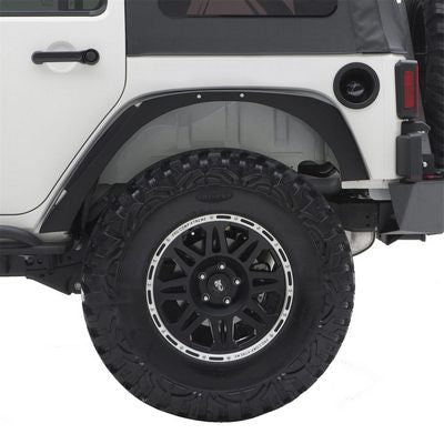 Smittybilt XRC Steel Flat Fender Flare Kit for 2007-2018 Jeep Wrangler JK (Set of 4)