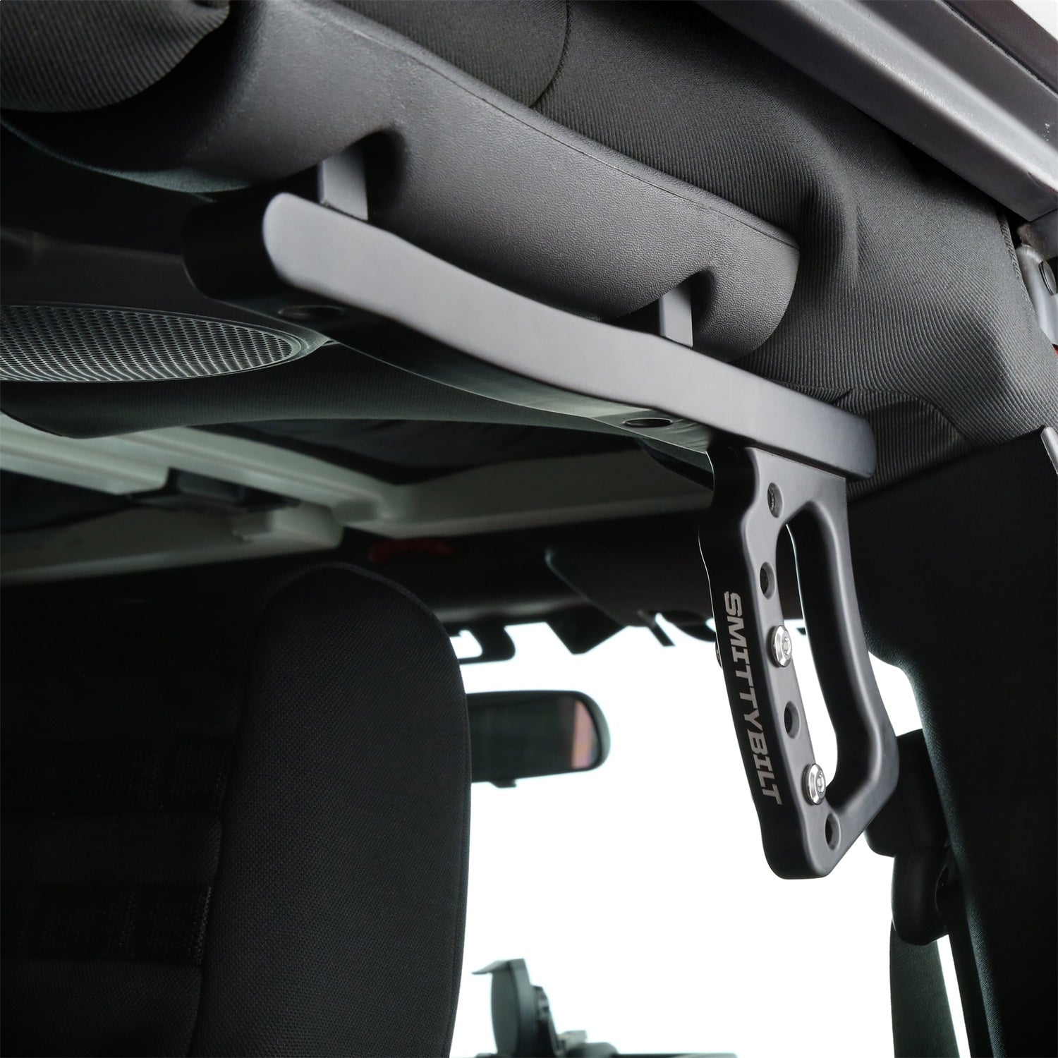 Smittybilt Aluminum Grab Handles Rear Pair For 2007-2018 Jeep Wrangler JK - Recon Recovery