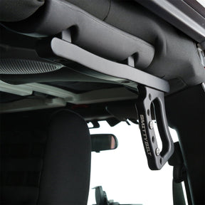 Smittybilt Aluminum Grab Handles Rear Pair For 2007-2018 Jeep Wrangler JK - Recon Recovery