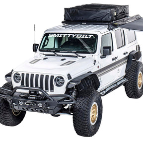 Smittybilt XRC High Clearance Flat Fender Flare Set of 4 For 2018 - 2025 Jeep Wrangler JL - Recon Recovery