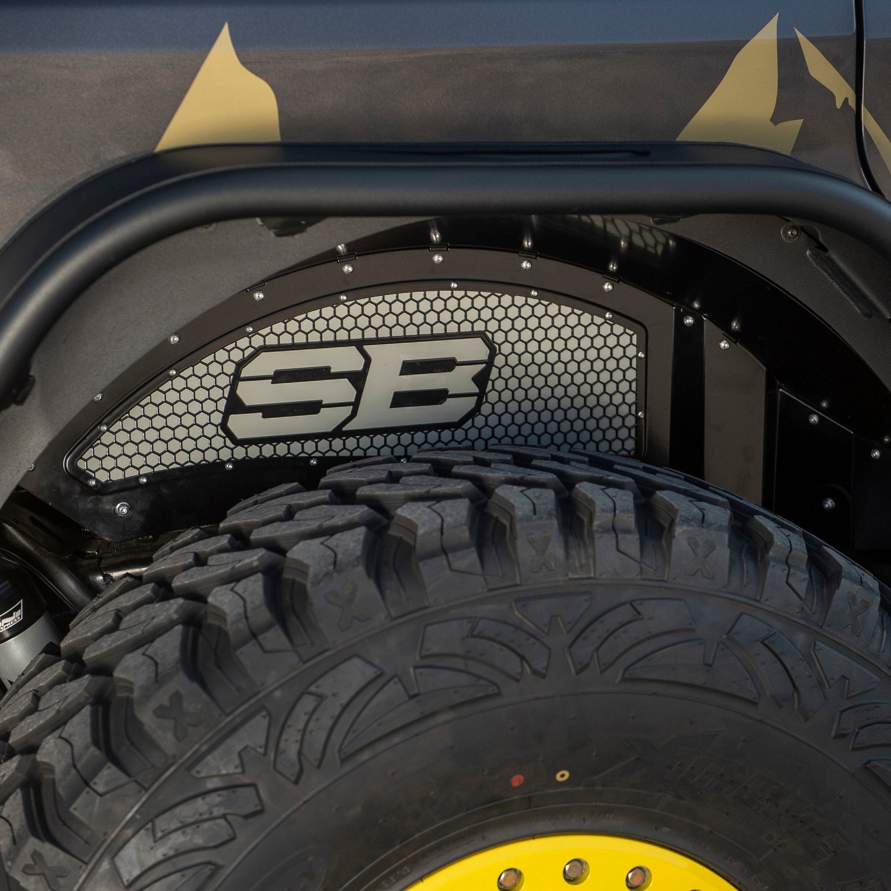 Smittybilt Aluminum Inner Fender Liner Kit For 2018-2026 Jeep Wrangler JL - (Front & Rear)