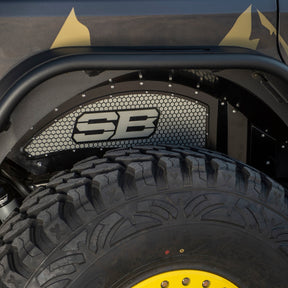 Smittybilt Aluminum Inner Fender Liner Kit For 2018-2026 Jeep Wrangler JL - (Front & Rear)