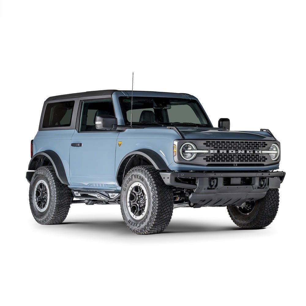 Smittybilt Apollo Bolt on Rock Sliders for 2021–2026 Ford Bronco 2-Door