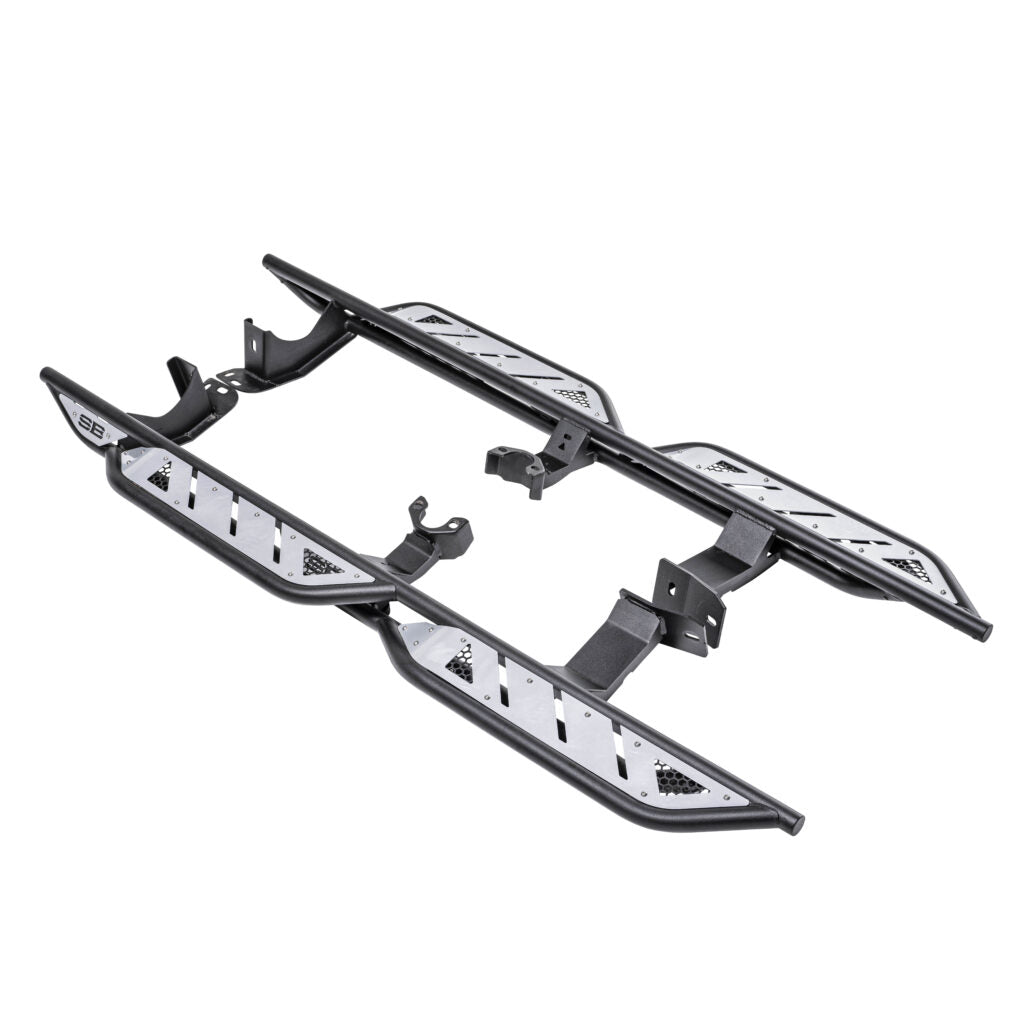 Smittybilt Apollo Sliders With Step For 2020-2026 Jeep Gladiator JT - Recon Recovery