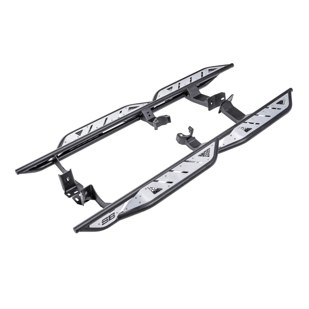 Smittybilt Apollo Sliders With Step For 2020-2026 Jeep Gladiator JT - Recon Recovery