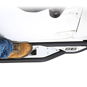 Smittybilt Apollo Sliders With Step For 2020-2026 Jeep Gladiator JT - Recon Recovery