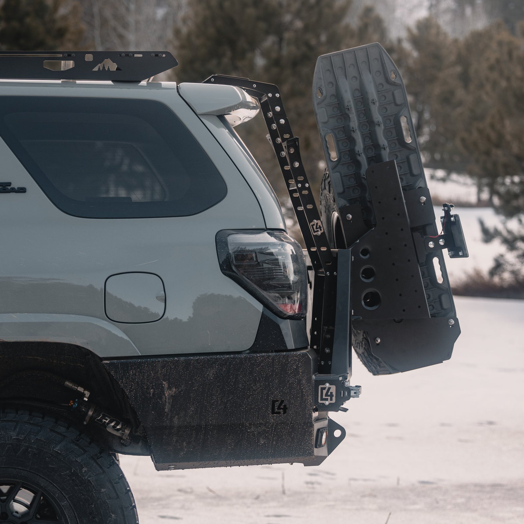 C4 Fabrication Overland Series Rear Bumper for 2010-2024 Toyota 4Runner - Recon Recovery