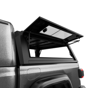 OPENROAD Bolt On Bed Cap with Sliding Side and Front Windows for 2019+ Jeep Gladiator JT
