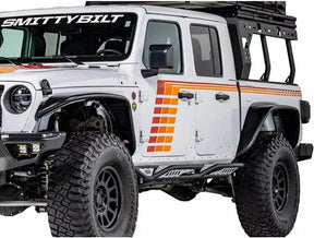 Smittybilt Apollo Sliders With Step For 2020-2026 Jeep Gladiator JT - Recon Recovery