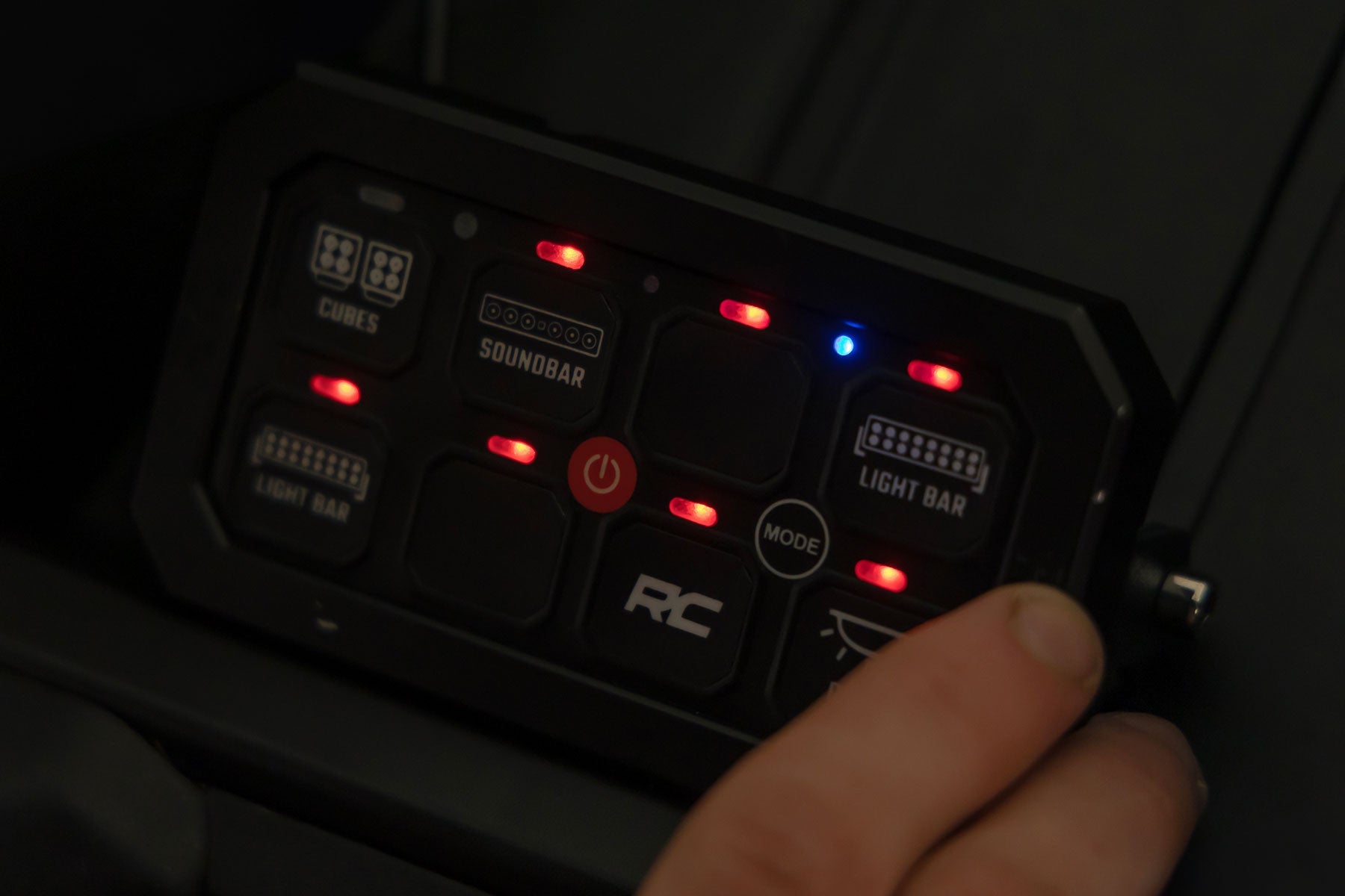 Rough Country 8-Gang Bluetooth Switch Panel & Multi-Light Controller | 70970