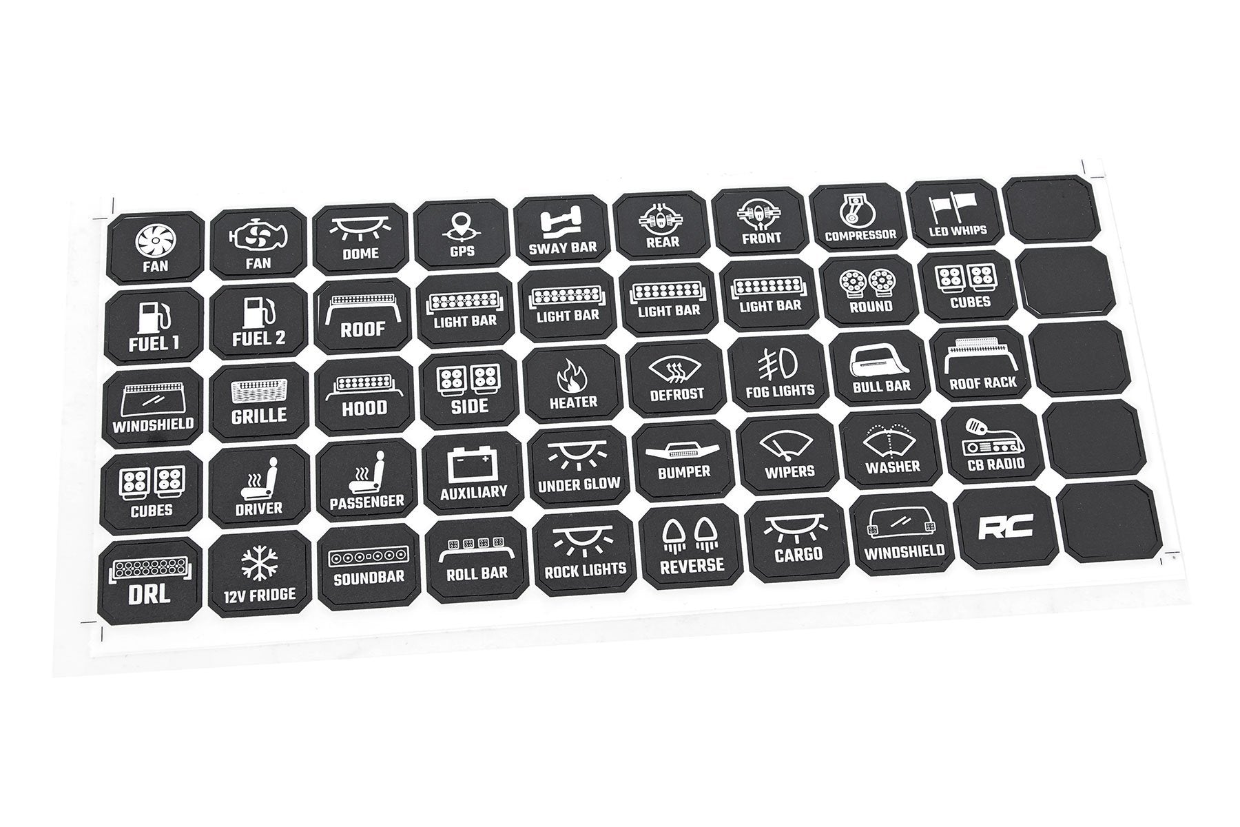 Rough Country 8-Gang Bluetooth Switch Panel & Multi-Light Controller | 70970