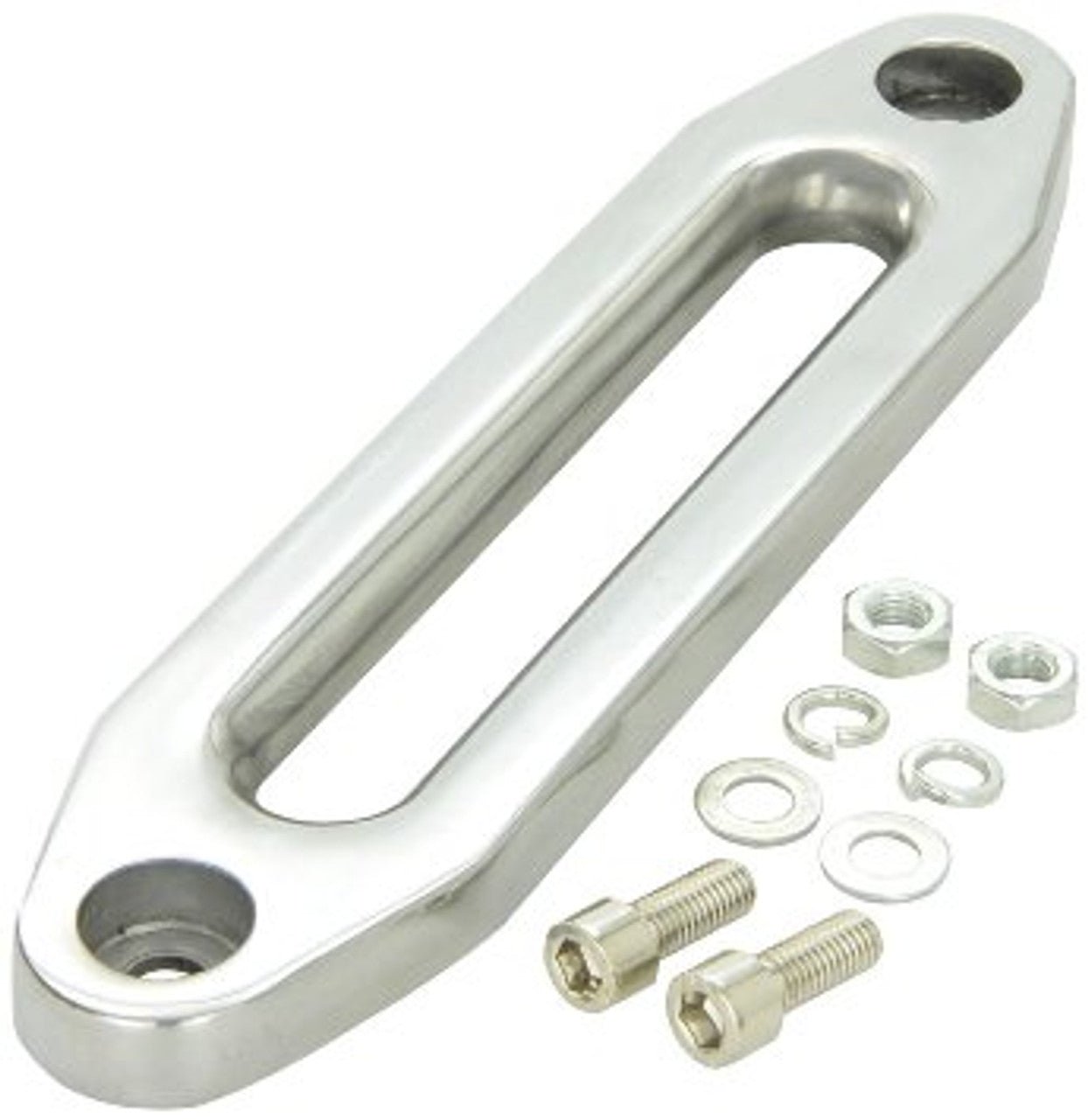 Smittybilt Aluminum Hawse Fairlead - Polished W/ No Logo - Recon Recovery