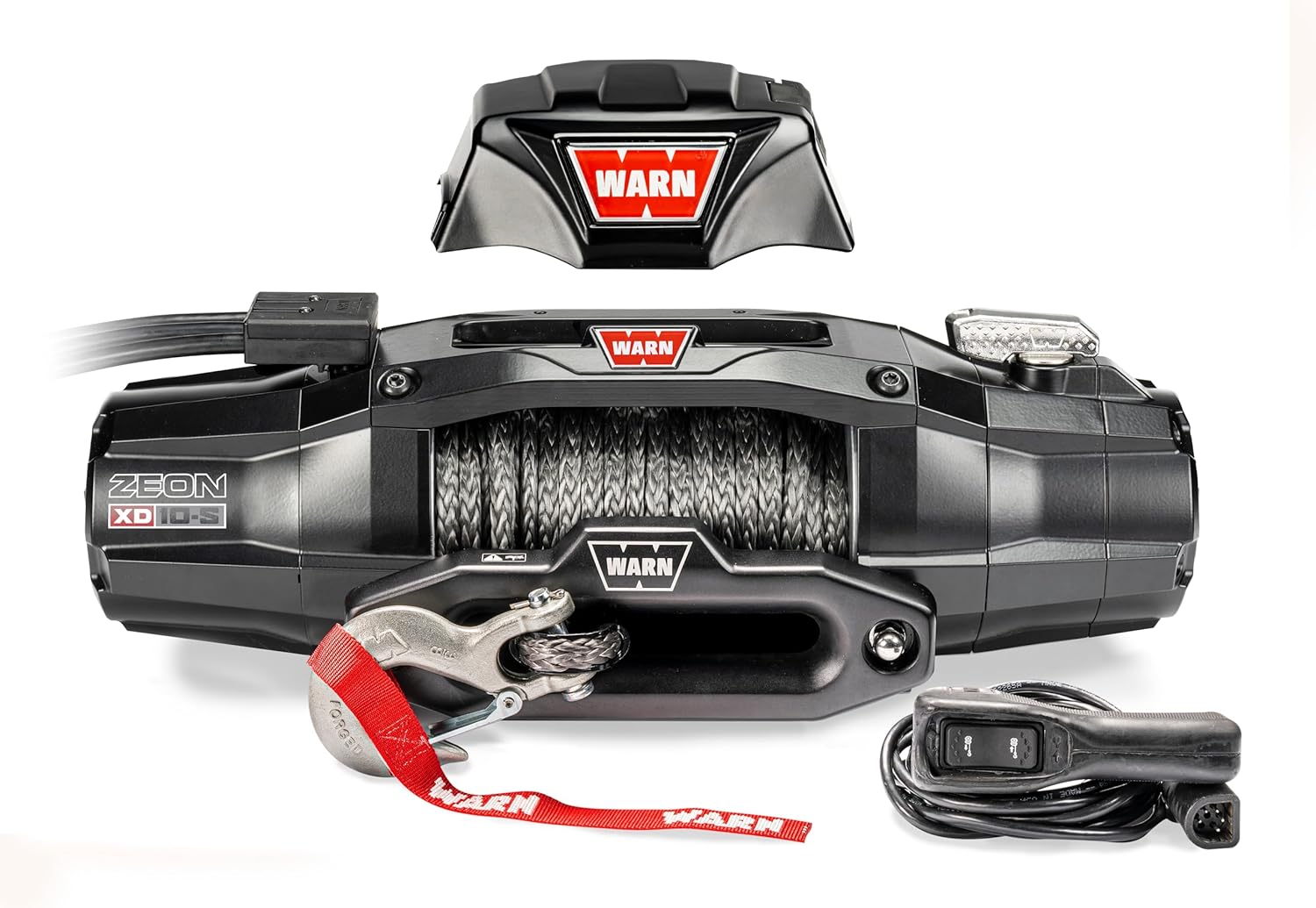 WARN ZEON XD 10-S Winch – Fastest Line Speed | IP68K Waterproof Synthetic Rope