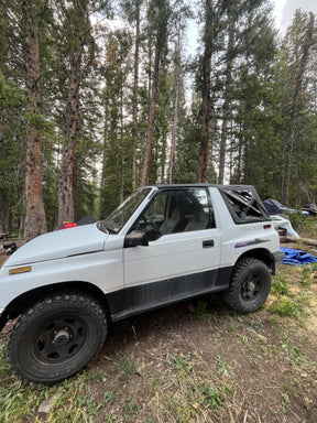 Premium Replacement Soft Top Black Diamond With Tinted Windows 1986-1994 Suzuki Sidekick GEO Tracker