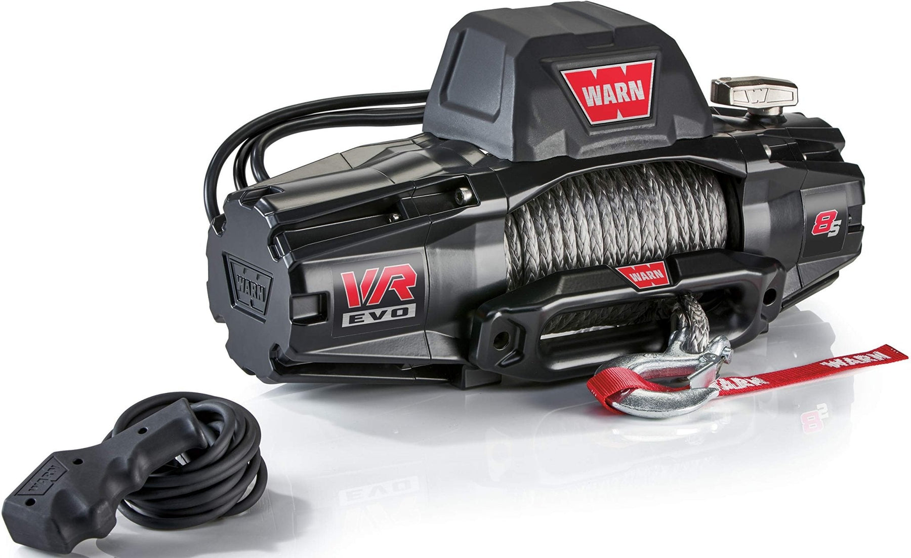 WARN VR EVO 8-S Winch – 8,000 lb Synthetic Rope, IP68 Waterproof