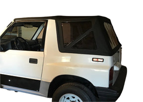 Premium Replacement Soft Top Black Diamond With Tinted Windows 1986-1994 Suzuki Sidekick GEO Tracker