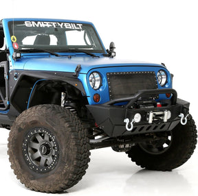 SmittyBilt XRC Gen2 Front Bumper for 2007-2018 Jeep Wrangler JK - Recon Recovery