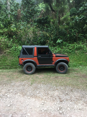 Premium Replacement Soft Top, Black Diamond With Tinted Windows - 1986-1994 Suzuki Samurai