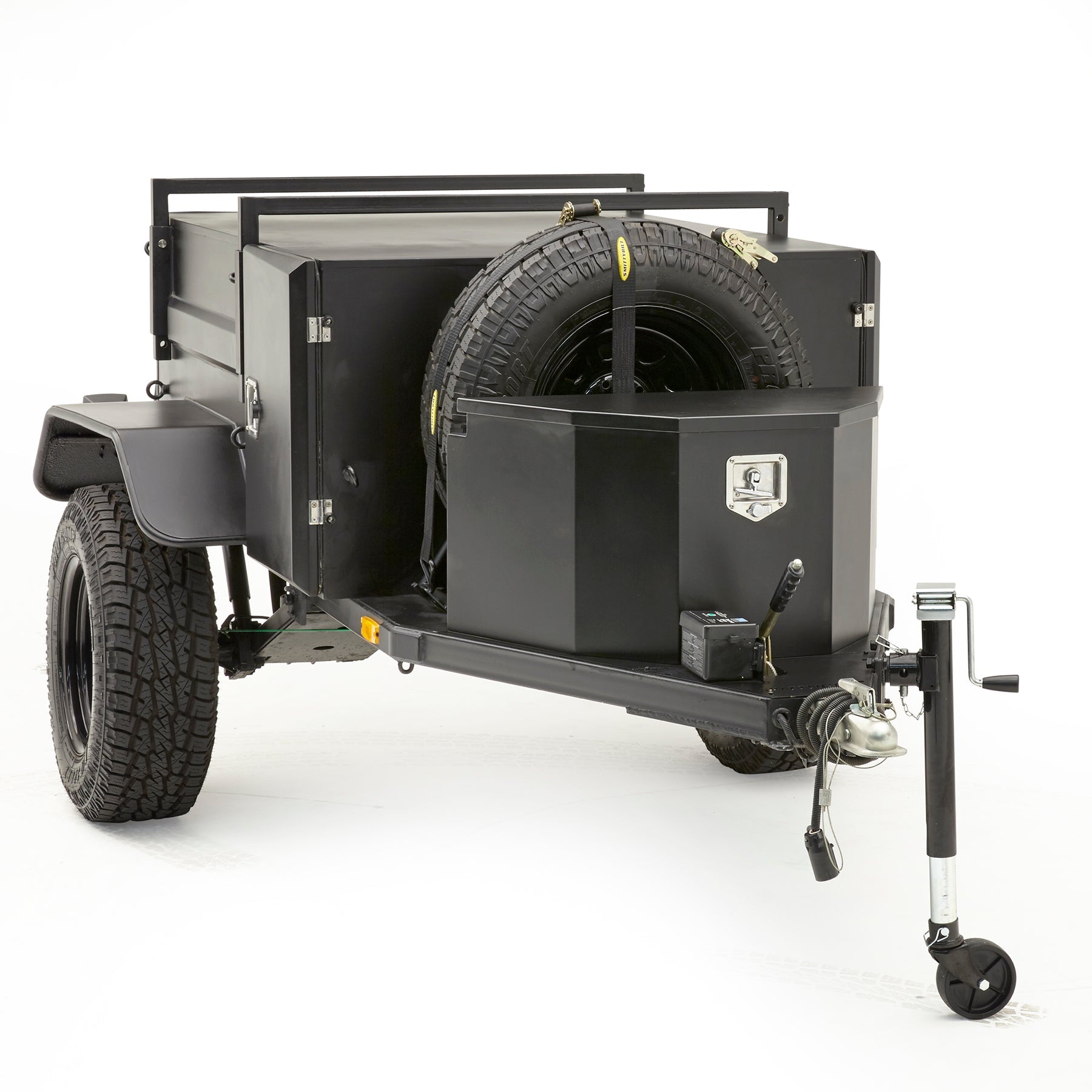 SmittyBilt Scout Military Style Overlanding Trailer with Full Articulating Suspension - Recon Recovery