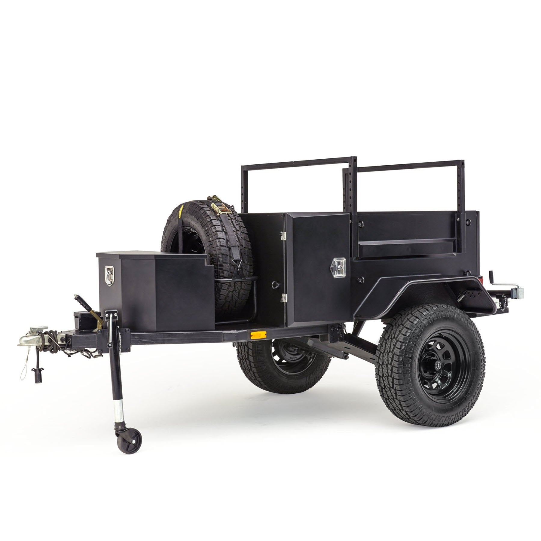 SmittyBilt Scout Military Style Overlanding Trailer with Full Articulating Suspension - Recon Recovery