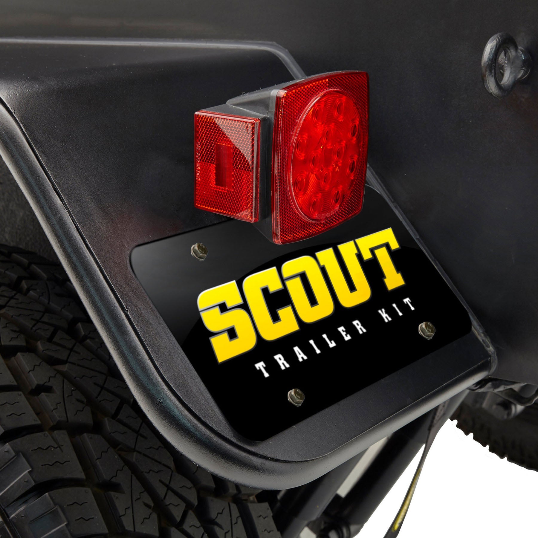 SmittyBilt Scout Military Style Overlanding Trailer with Full Articulating Suspension - Recon Recovery