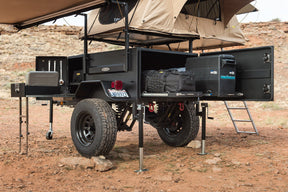 SmittyBilt Scout Military Style Overlanding Trailer with Full Articulating Suspension - Recon Recovery