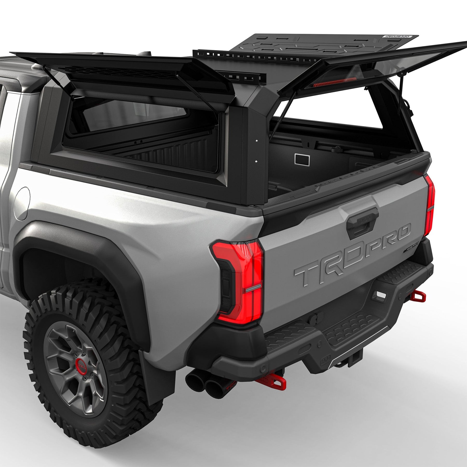 Openroad Aluminum Light Weight Modular Truck Cap for 2024-2026 Toyota Tacoma 5ft Bed