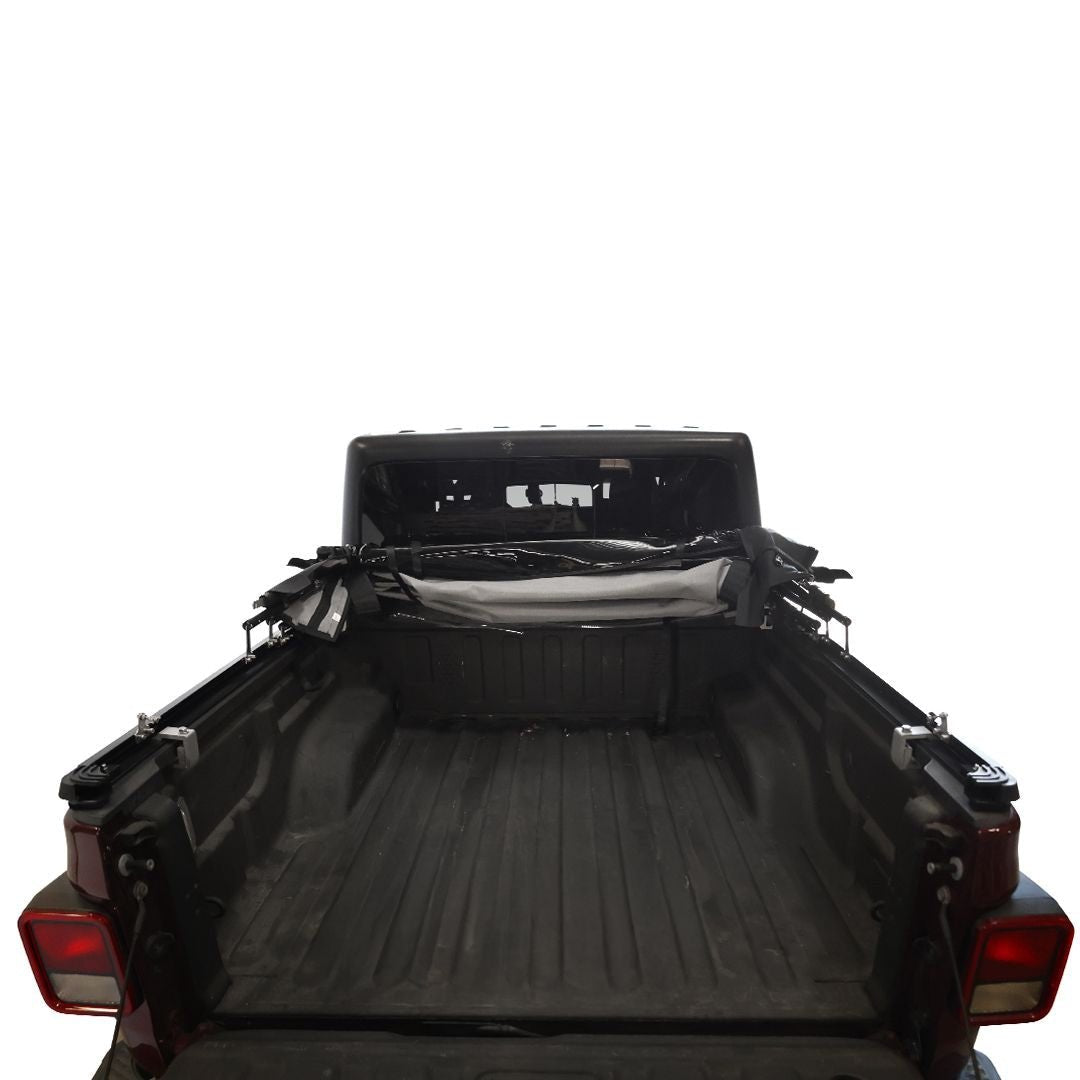 Explorer Soft Shell Foldable Bed Cap for 2020-2026 Jeep Gladiator JT | OVS Black Diamond