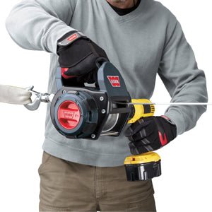 WARN Drill Winch – 750 lb Portable Drill-Powered Winch | Lightweight & Versatile