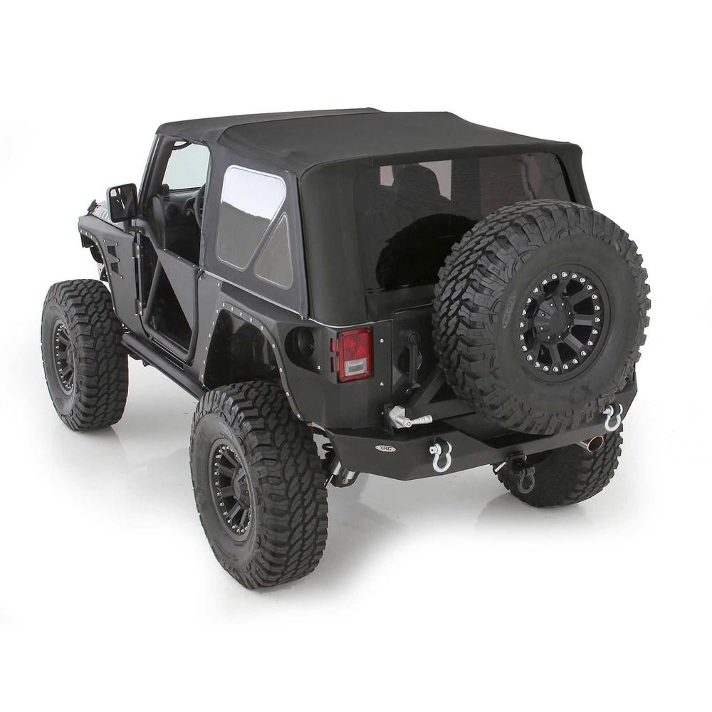 Smittybilt OEM Replacement Soft Top For 2010-2018 Jeep Wrangler JK 2Dr - Black Diamond