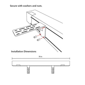 Openroad 90 Degree Quick Shade Overland Awning With LEDs & Mounting Hardware