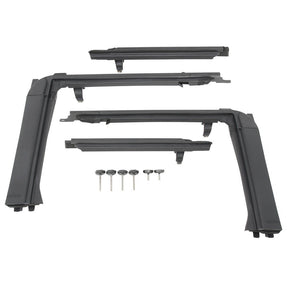 Smittybilt OEM Style Door Surrounds For Soft Top 2007-2018 Jeep Wrangler JKU 4 Dr - Recon Recovery