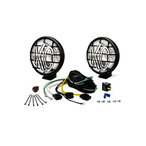 KC Hilites 6" Apollo Pro Halogen 100W Spot Beam (Pair) w/ Harness - Recon Recovery