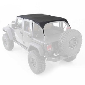 Smittybilt Extended Bikini Top Black Diamond For 2010-2018 Jeep Wrangler JK 4 Door - Recon Recovery