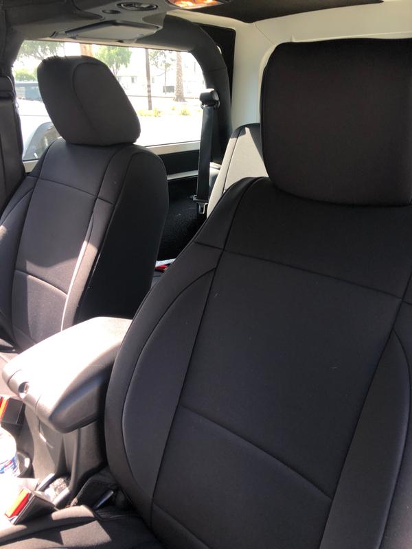 Smittybilt Neoprene Seat Cover Set Front & Rear for 2013 - 2018 Jeep Wrangler JK 2 Door - Recon Recovery