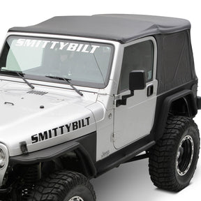 Smittybilt OEM Replacement Soft Top For 1997-2006 Jeep Wrangler TJ - Black