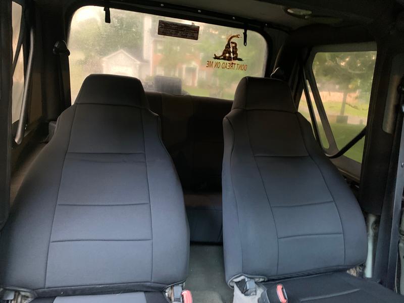 Smittybilt Neoprene Seat Cover Front & Rear Kit For 03 - 06 Jeep Wrangler TJ & LJ -  Recon Recovery