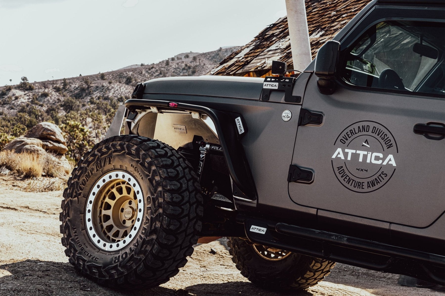 Attica 4x4 Terra Series Inner Fender Front & Rear for 2018-2026 Jeep Wrangler JL