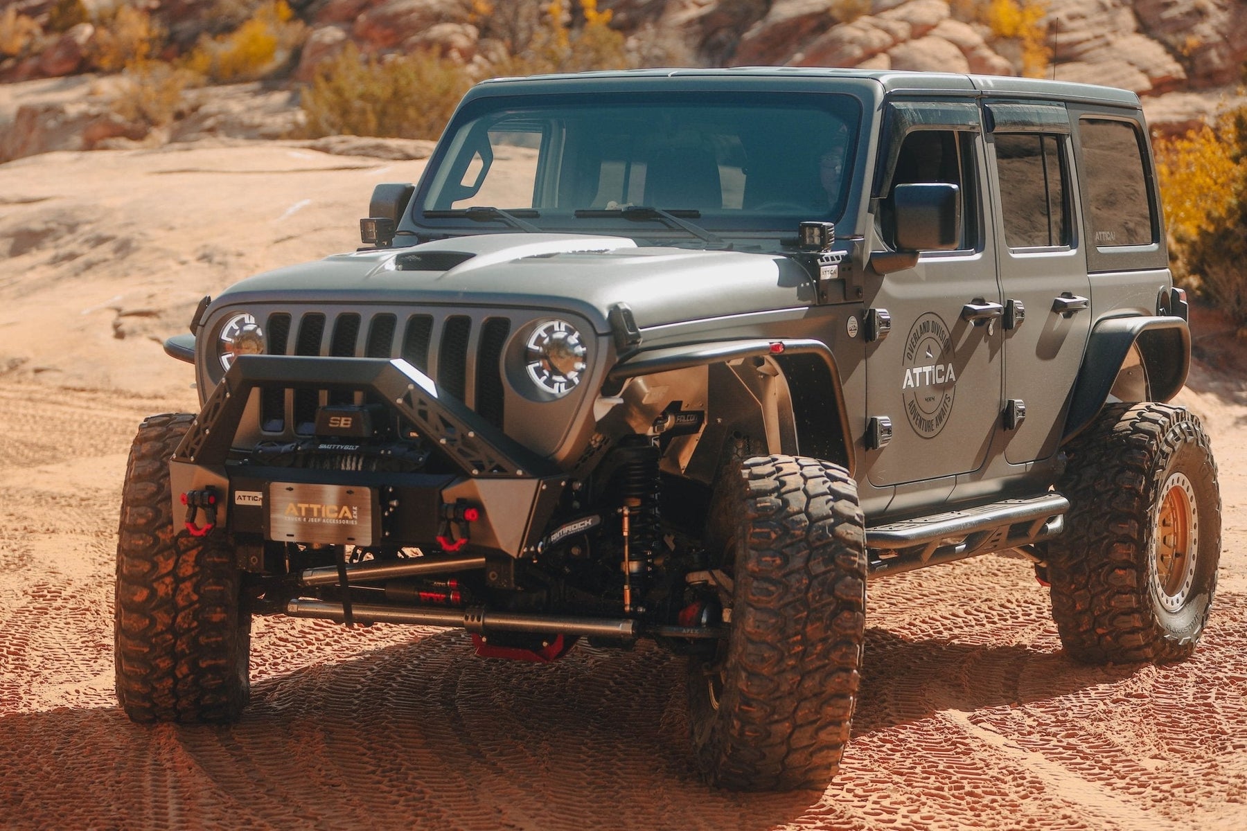 Attica 4x4 Terra Series Inner Fender Front & Rear for 2018-2026 Jeep Wrangler JL