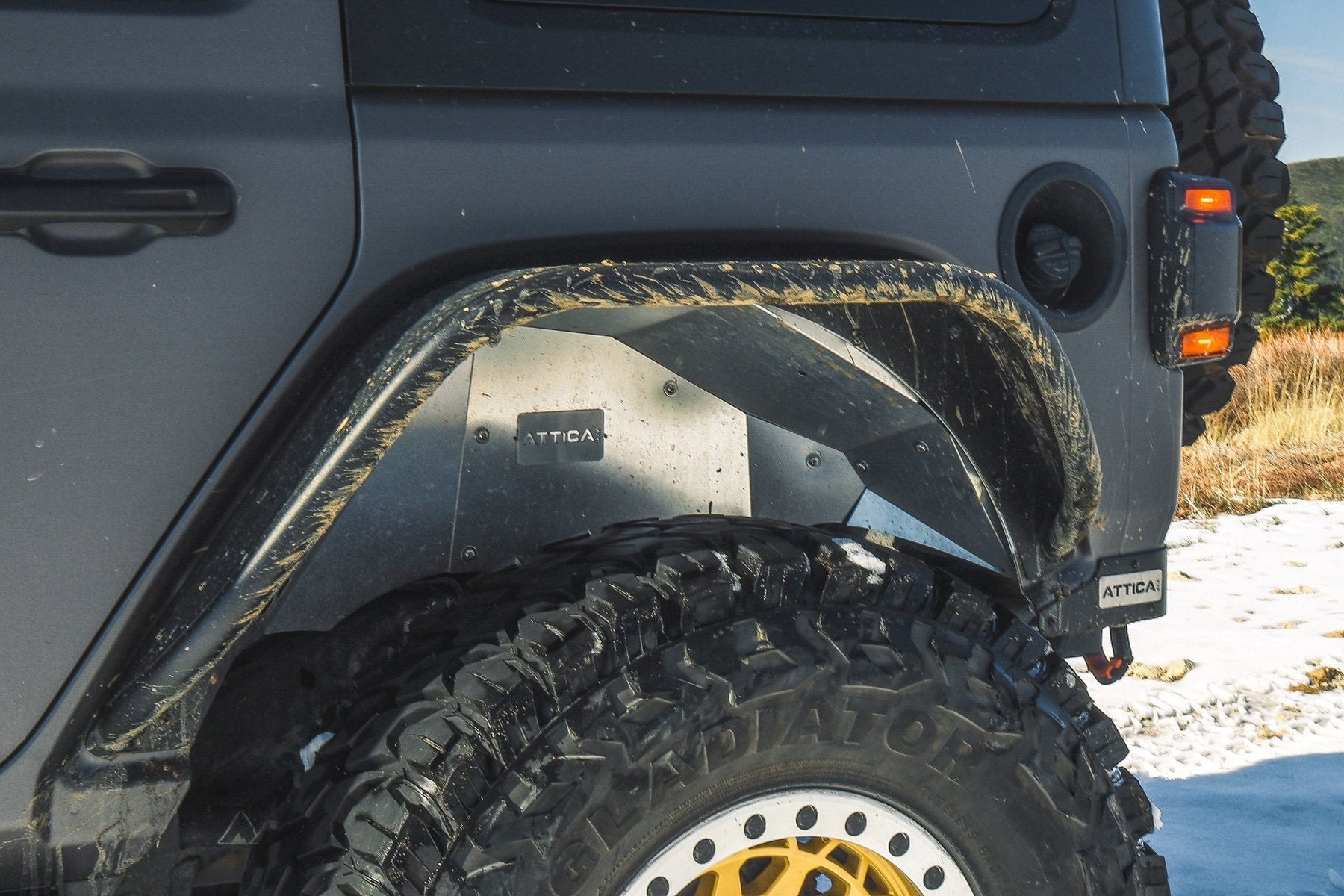 Attica 4x4 Terra Series Inner Fender Front & Rear for 2018-2026 Jeep Wrangler JL