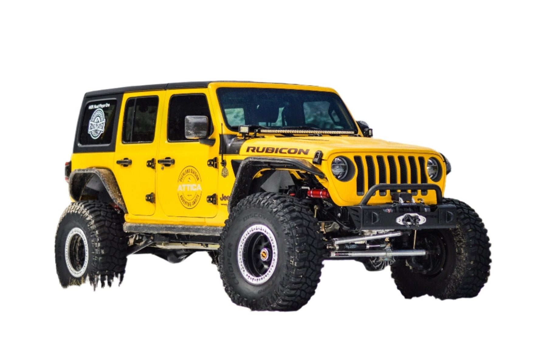 Attica 4x4 Terra Series Front Fender Flares for 2018-2026 Jeep Wrangler JL