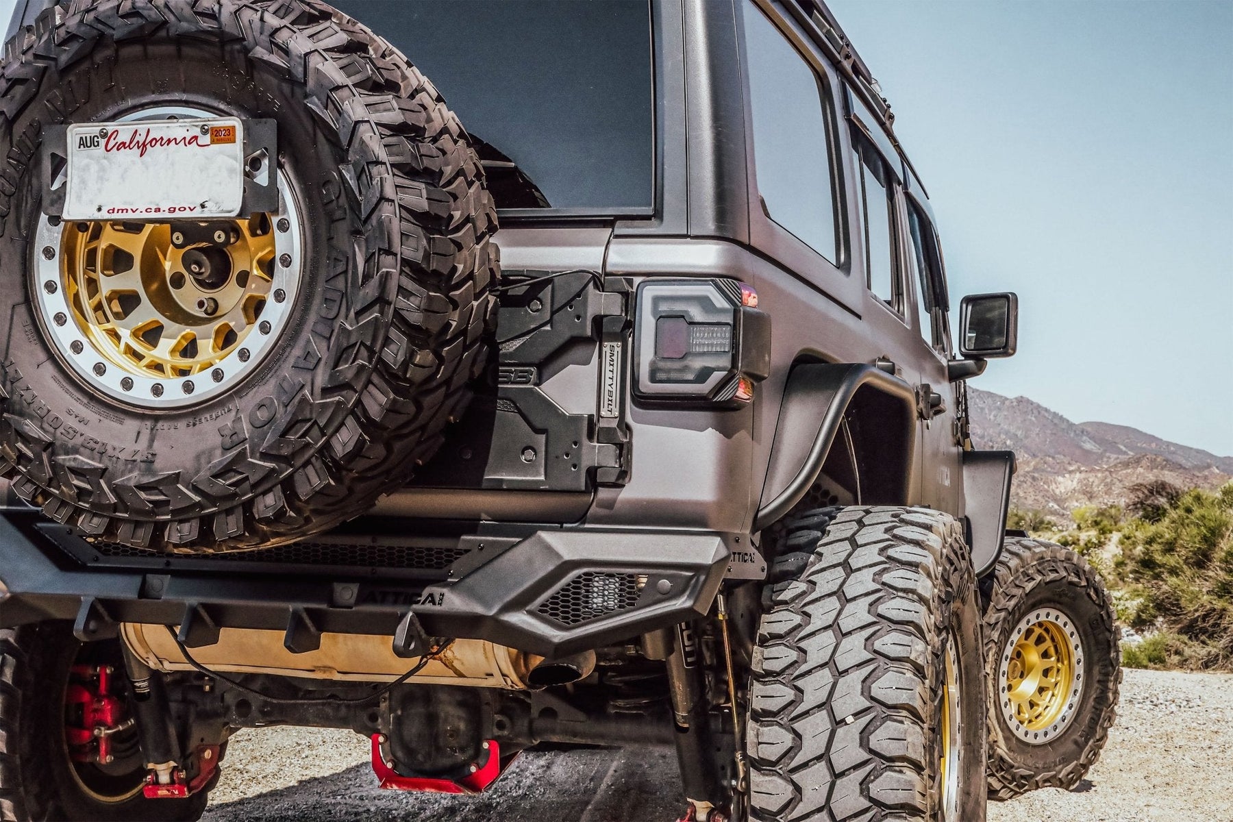 Attica 4x4 Terra Series Rear Fender Flares for 2018-2026 Jeep Wrangler JL - Recon Recovery