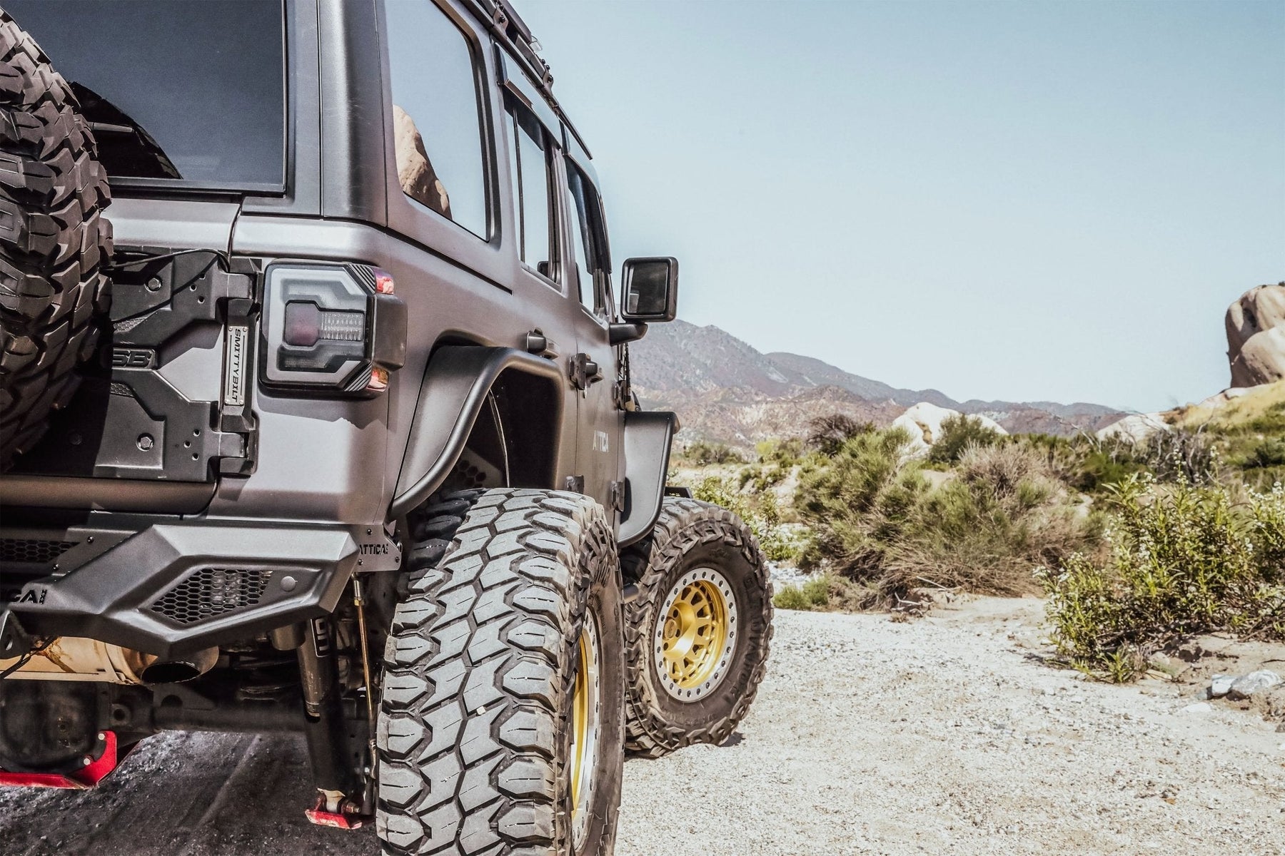 Attica 4x4 Terra Series Rear Fender Flares for 2018-2026 Jeep Wrangler JL - Recon Recovery