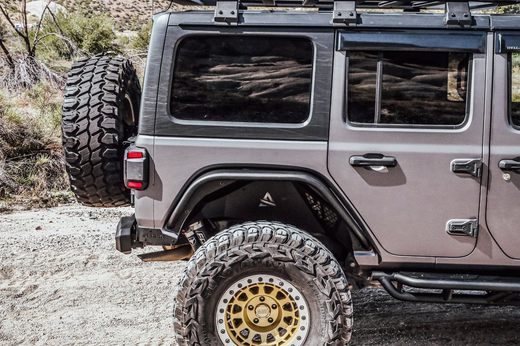 Attica 4x4 Terra Series Rear Fender Flares for 2018-2026 Jeep Wrangler JL - Recon Recovery