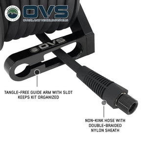 OVS Air Reel Kit (ARK) - 39 Foot Quick Reel Hose with Mounting Bracket
