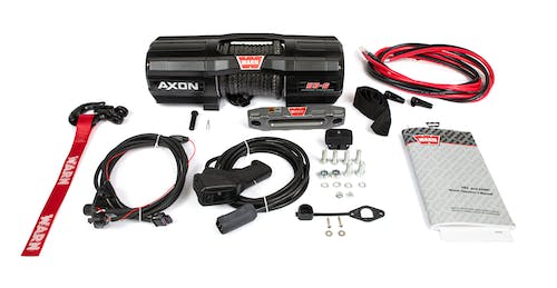 Warn 101150 AXON 55-S Powersport ATV-UTV Winch - 5,500 lbs. Pull Rating, 50 ft. Line