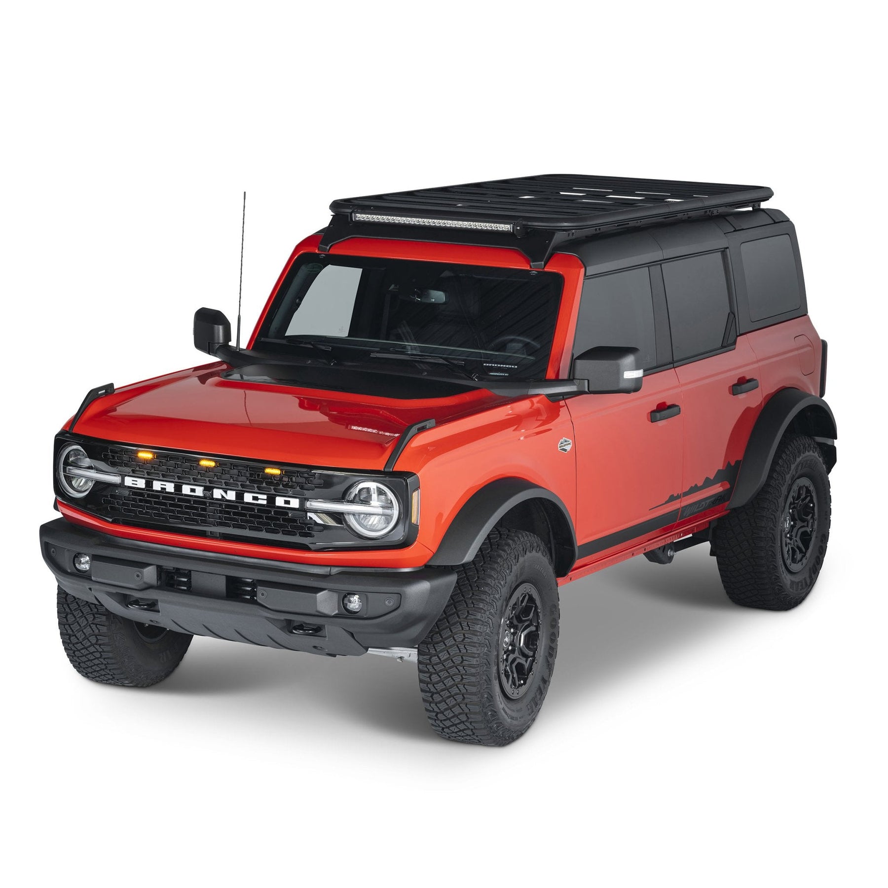 SmittyBilt Defender Series Roof Rack Platform Kit for 2021+ Ford Bronco