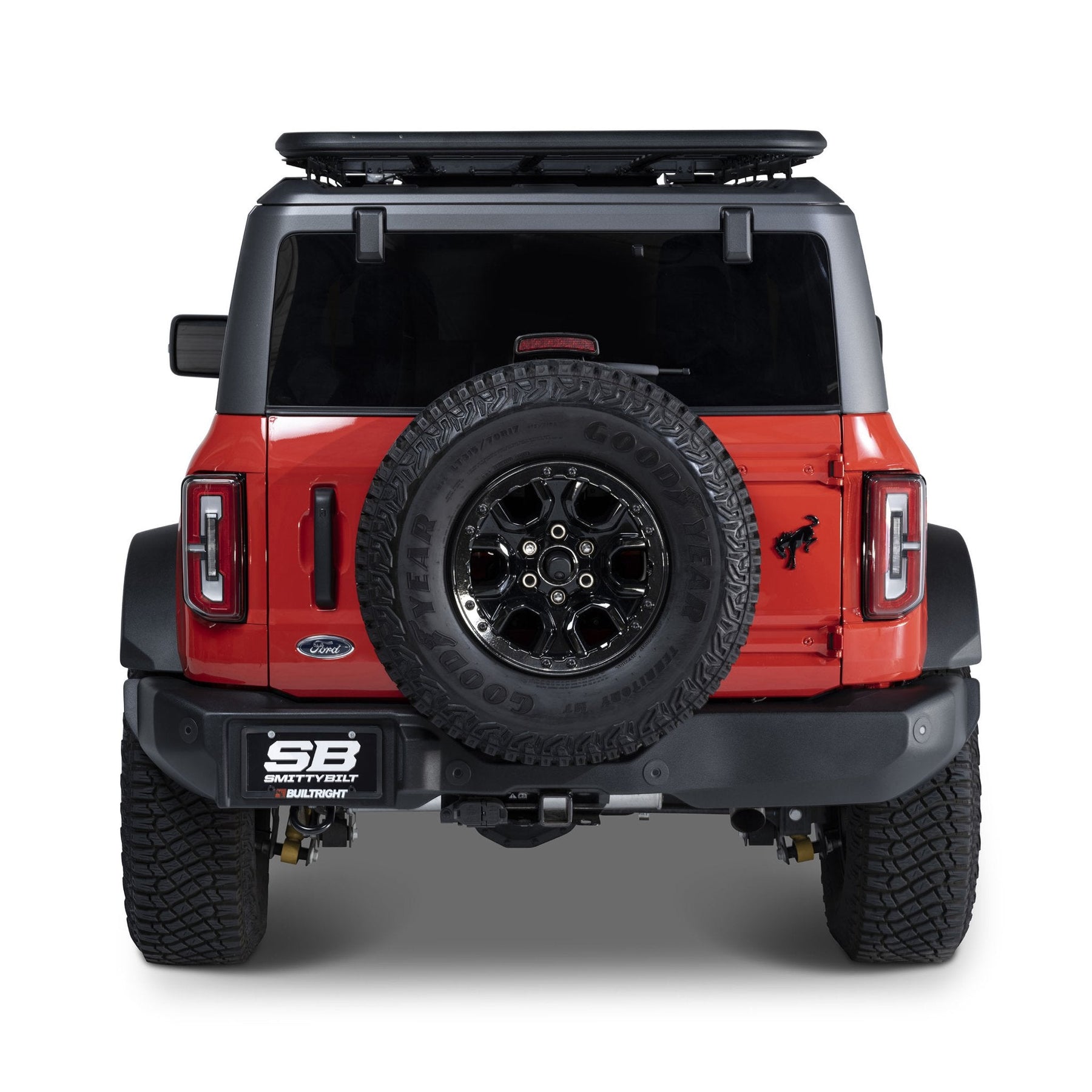 SmittyBilt Defender Series Roof Rack Platform Kit for 2021+ Ford Bronco