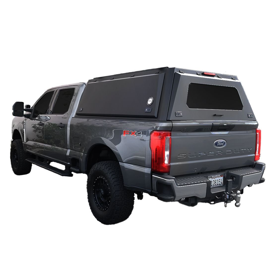 OVS Expedition Stainless Steel Bed Cap with Wing Doors for 2023-2026 Ford F-250 & F-350